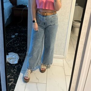 Wide Leg light wash Jeans